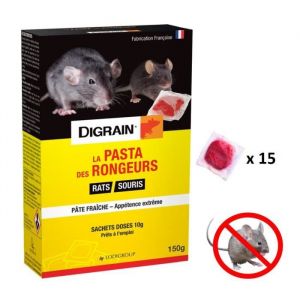 P&acirc;te appat raticide souricide sp&eacute;cial int&eacute;rieur