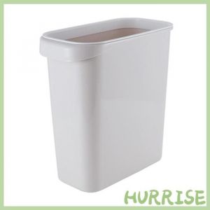 Garosa Poubelle &eacute;troite Poubelle Rectangulaire &eacute;troite &agrave; Anneau de Pression pour Cuisine Salle de Bain Petite droguerie sac