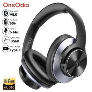 Casque Bluetooth - OneOdio - A10 - R&eacute;duction de Bruit Active - 62 Heures - Extra Bass