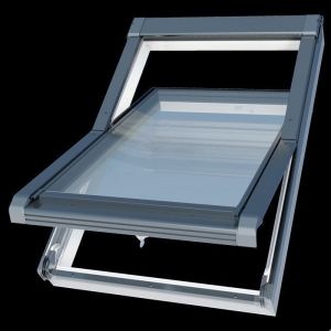 Fenêtre de toit rotation PVC 78 x 118 cm - IGOV N22 - triple vitrage (48mm) 4TH/18/4/18/4T