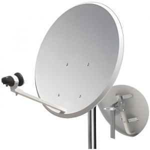 Parabole satellite 60cm OFFSET FE Tecalel - TECATEL - 17047-DI - EAN 84305490404014444 - Blanc