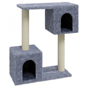 CLOUD Meuble relax à chat - élégant Design - Arbre à chat avec griffoirs en sisal Gris clair 60 cm CHYNEW7797999