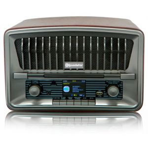 Radio CD Portable Vintage DAB+/FM Lecteur CD-MP3 Bluetooth USB Télécommande Roadstar HRA-270CD-MP3CD+BT  Bois 33215