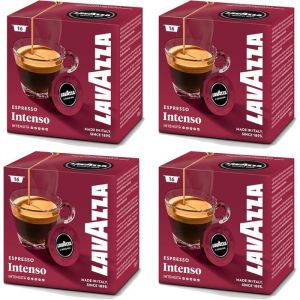 Capsules de Caf&eacute; - Lavazza - A Modo Mio Intensamente - Lot de 4 - 64 Pi&egrave;ces