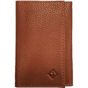 Porte papier voiture cuir format 3 volets compact carte grise permis identité assurance crédit -Couleur Marron-LOLUNA®