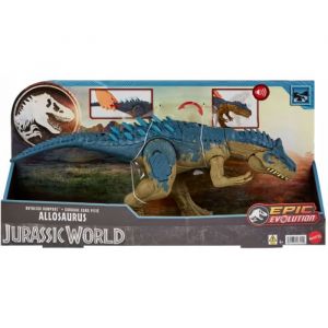 Figurine Dinosaure - Mattel - Jurassic World - Allosaurus - Articulée - 43 cm