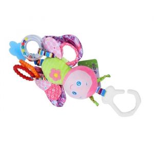 Garosa Jouet Suspendu Poussette pour Enfant Jouet Suspendu Poussette en Peluche de Lit pour Bébé en Forme de Papillon (# 2)