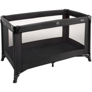 Lit Parapluie Express noir - FORMULA BABY - Dès la naissance jusqu'à 15 kg - Matelas inclus - Compact et léger