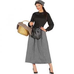 March&eacute; de campagne! Vous vendrez toute votre r&eacute;colte ou des ch&acirc;taignes avec ce d&eacute;guisement de Paysanne March&eacute; pour femme.
