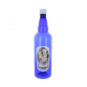 Bouteille deau - Lourdes - 1 Litre - Illustration Apparition - Plastique - Normes alimentaires