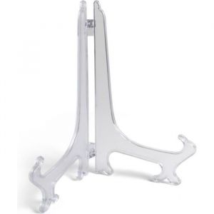 iGadgitz Home U7007 - Petit Chevalet de Table  Porte Plat Pliable Support Photo Porte Assiette Décoratif - Petit / Moyen / Grand