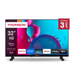 Thomson 32 (81cm) HD LED Fire TV -Commande vocale Alexa AirPlay Triple Tuner Bluetooth HDMI USB AV in et CI+ -32HF2S34-