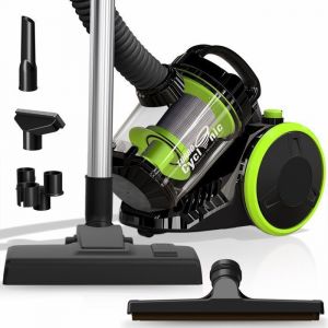 Aspirateur sans sac TurboTronic CV07 &ndash; Noir/Vert