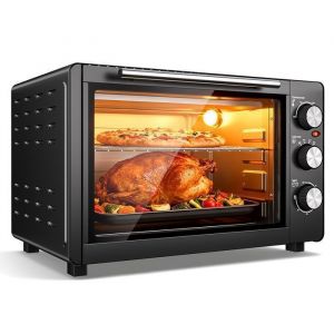 Mini Four  32 L 100&deg;C-230&deg;C Lumi&egrave;re int&eacute;gr&eacute;eFour posable 1500 W Minuteur 60 min Noir/Inox