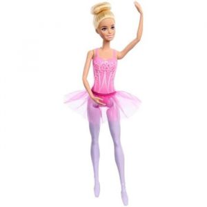 Poup&eacute;e Barbie Ballerine - BARBIE - Tutu Violet Amovible - Bras Courb&eacute;s - Demi-Pointes Violet