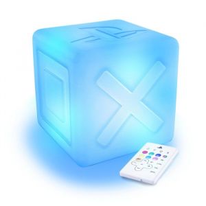 Enceinte Autonome BIG BEN PS200 - CUBE LUMINEUX ENCEINTE SANS FIL BLUETOOTH &agrave; LED RGB 9 couleurs