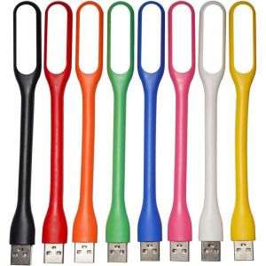Lampe LED USB Flexible 8-Pièce - Mini Lumière pour Clavier dOrdinateur Portable/PC Lecture Livre - 8 Couleurs [Classe énergét