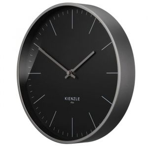 Horloge murale - KIENZLE - Modern - Radio-pilot&eacute;e - Design &eacute;l&eacute;gant - Diam&egrave;tre 25 cm