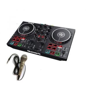 NUMARK PARTY MIX Contrôleur DJ 2 voies avec carte
