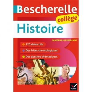 Livre - Bescherelle - Collège Histoire - Édition 2020 - 256 pages - Écrit en français