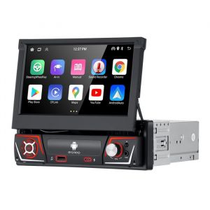GEARELEC Autoradio 1 Din Android 13 Carplay Android Auto 7 pouce GPS Navigation WiFi Bluetooth RDS FM AM