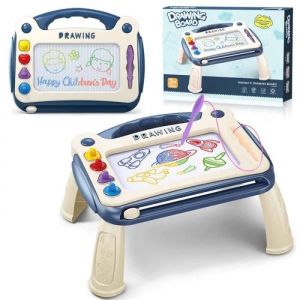 Ardoise Magique avec Pieds - Tableau de Dessin Magn&eacute;tique - Jouet &Eacute;ducatif pour Enfant 2 Ans - Jouets pour Filles et Gar&ccedil;ons