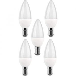 Lot de 5 ampoules LED B15 ampoule &agrave; incandescence 5 W 220 V 270 lm lumi&egrave;re du jour 3&nbsp;000 K culot &agrave; ba&iuml;onnette B15 [Classe