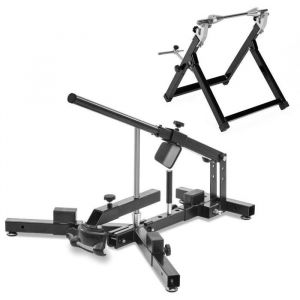 D&eacute;monte-pneu moto - ConStands - 12-21 pouces - &Eacute;quilibreuse incluse - Set complet noir