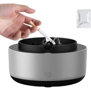 Cendrier Avec Purificateur DAir Cendrier Sans Fumée 2 En 1 Cendrier Aspirateur De Fumée Cendrier De Voiture Cendrier Éle[u107]