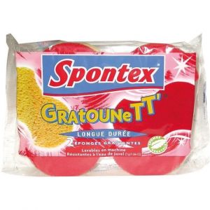 Lot de 2 éponges végétales Gratounette
