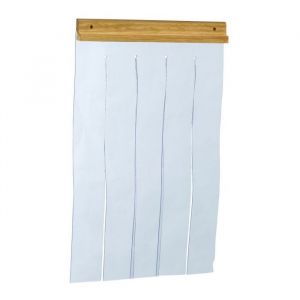 Porte À Lamelles Pvc Pour Niche Chien Taille 1 (45 X 32 Cm)