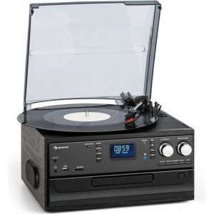 Chaîne HiFi - AUNA - Oakland - Platine vinyle CD K7 - Bluetooth DAB+/FM USB