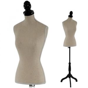 Buste de couture mannequin fee deco vitrine beige