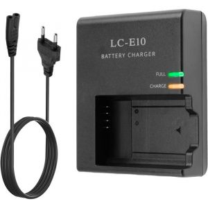 Lc-E10C Lc-E10 Lp-E10 Chargeurs De Batteries Charge Rapide Compatible Avec Canon Eos 1100D / 1200D / 1500D / 3000D / X50 / R[Z7]