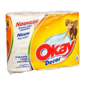 OKAY Essuie-tout décors x 3