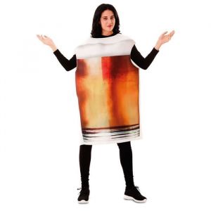 D&eacute;guisement Pinte de Bi&egrave;re Adulte - Blanc - 100% Polyester - Homme