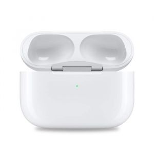 Bo&icirc;tier de Charge sans Fil - OCEAN - AirPods Pro - Blanc - Synth&eacute;tique - Chargement Rapide