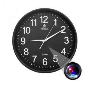 Horloge Murale Caméra Espion WiFi FHD 1080P Vidéosurveillance Android iOs +SD 32Go YONIS