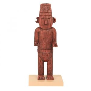 Figurine de collection Tintin - Le Fétiche Arumbaya - MOULINSART - Résine - 25cm de hauteur