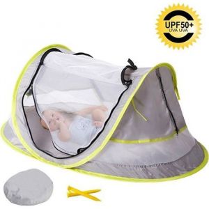 Tente de voyage pour b&eacute;b&eacute; - Anti-UV - Moustiquaire - 108x65x50 cm - Portable - Facile &agrave; installer - Sac de rangement