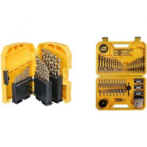 Foret m&eacute;tal DEWALT HSS-G Coffret 29 pi&egrave;ces DT7926-XJ & Coffret 100 pi&egrave;ces DT71563-QZ