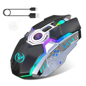 INN Souris sans Fil Souris de Jeu sans Fil Professionnelles 2400DPI LED Optique RGB USB Computer Mouse Game pour PC Portable Gamer
