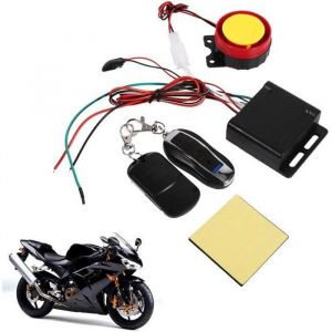 Alarme Sir&egrave;ne S&eacute;curit&eacute; Antivol 12V - 2 T&eacute;l&eacute;commandes - Moto V&eacute;lo Scooter