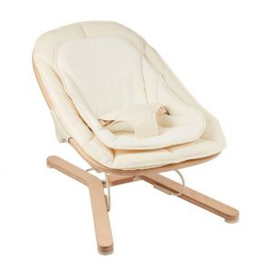 Babymoov Transat B&eacute;b&eacute; Swoon Flow - D&egrave;s la Naissance - &Eacute;volutif en Fauteuil Enfant - Coton Bio & Bois FSC - Garanti &agrave; Vie