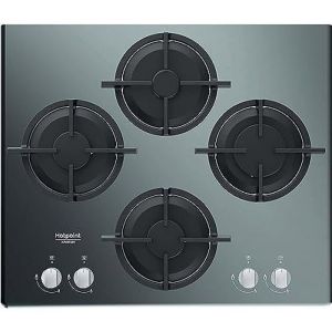 Piano de cuisson &agrave; gaz - Hotpoint - HAGD 61S/MR - Br&ucirc;leurs &agrave; Induction - 596 cm - 51 cm