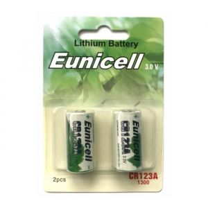 Lot de 2 Piles lithium type CR123A 3V compatibles CR17335 - CR17345 - Yuan Yuan