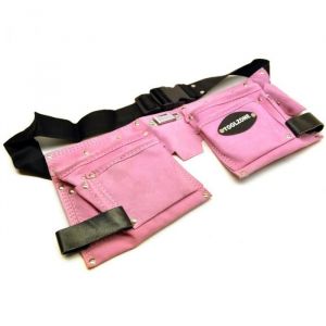 Ceinture &agrave; outils en cuir pochette de rangement / Outil / sac ROSE CHERS Porte-rouleau Mat TE452