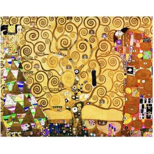 Legendarte - Tableau Impression Sur Toile - LArbre De Vie Gustav Klimt cm. 40x50