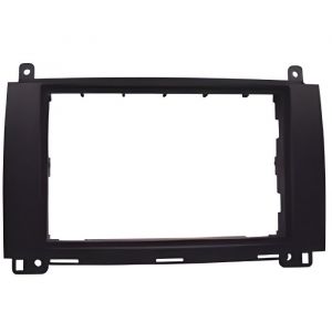 Facade Autoradio Double DIN - Mercedes - Classe A/B - Noir - Compatible Vito/Viano/Sprinter