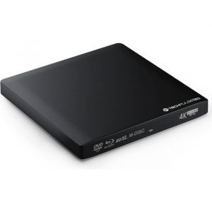 Graveur Blu-ray - TECHPULSE - Ultra Slim - USB 3.0 & Type C - 4K UHD - 3D Compatible
